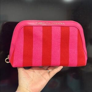 Carolina Herrera Pink Striped Women's Bag